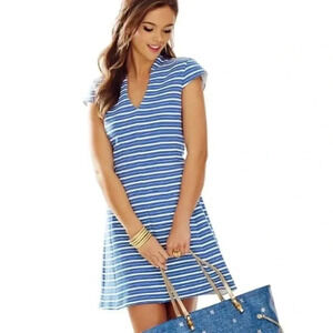 Lilly Pulitzer Bree Striped Fit & Flare Dress – Size XXS